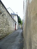 a alleyway in Candes-Saint-Martin