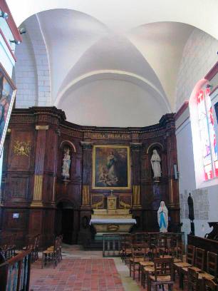 St Anthony's church Loches chapel 2