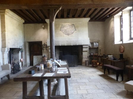 kitchens of  Chateau Beauregard in the Loire Valley,France