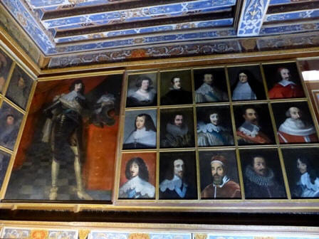 more examples in Portrait gallery in Chateau Beauregard in the Loire Valley in France