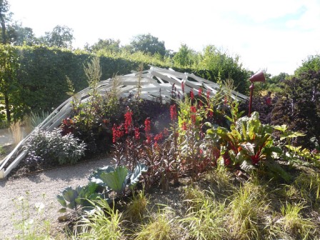 garden display from 2106 chaumont garden festival in Loire Valley