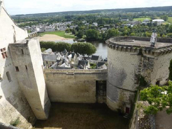 Tour de Boissy at Fortress Chinon in the Loire Valley