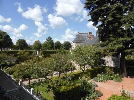 Bishop's garden in  Blois in the Loire Valley