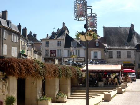 The village square at Sancerre in the Loire Valley