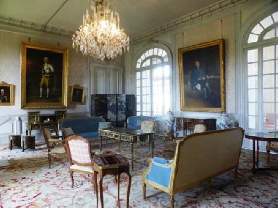 drawing room at Chateau de Valencay France