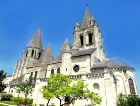 Saint Oars church in Loches