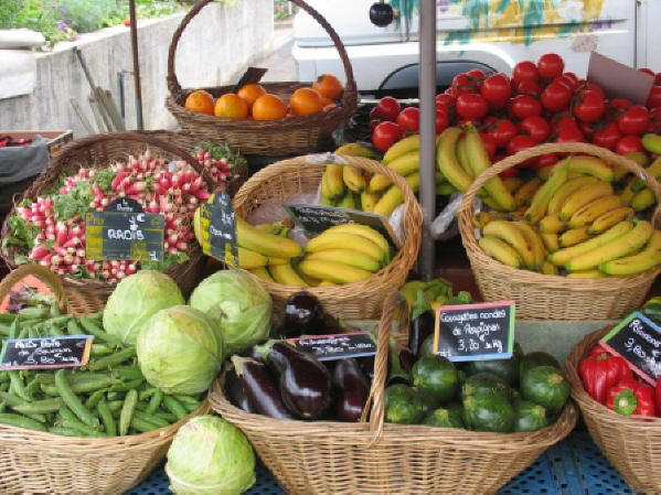 Loire valley market produce