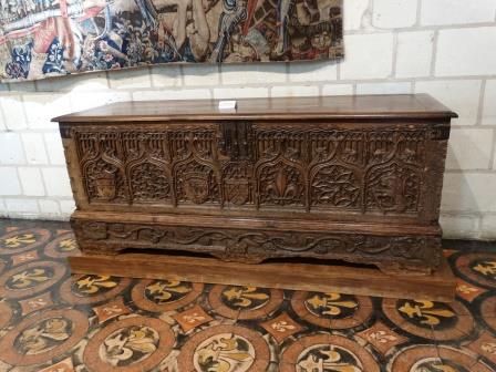 furniture piece in Chateau de Saumur