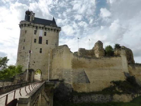 Entrance to Fortress Chinon under the Tour de lHorlage