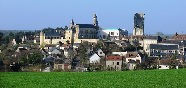 A view of the village of Le Grand-Pressigny in France