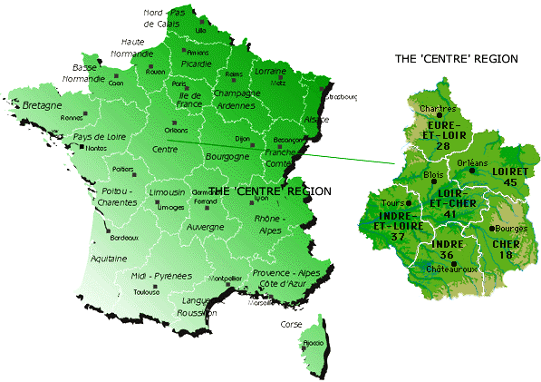 Kontrakce vzbudit moudrost loire valley map Zakázat Rozluštit Opravdu