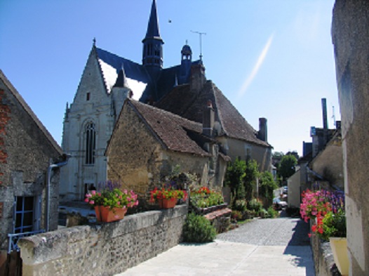 Village of Montresor in the Loire Valley France