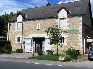 tourist office in the village of Montresor in the Loire Valley France