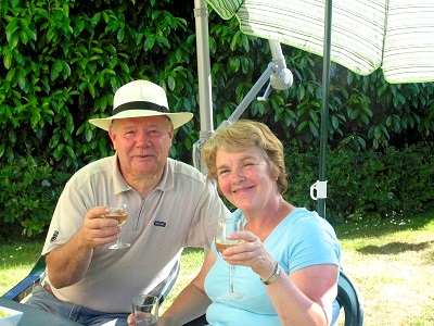 owners of Loire Valley holiday cottage