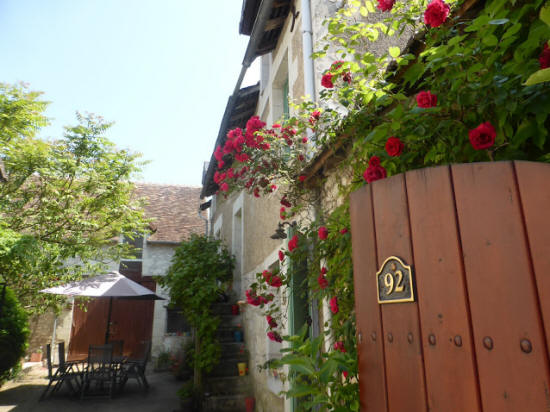 gate to Loire Valley holiday cottage accommodation