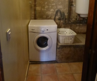 laundry room in Loire Valley vacation rental  in Barrou