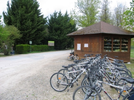 bikes for hire at Haute Touche Safari Park