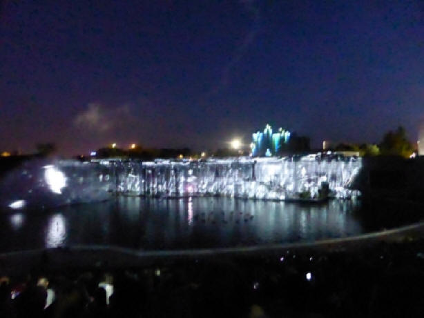 night-time spectacular at Futuroscope