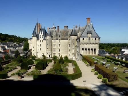 Chateau de Langeais in the Loire Valley in France