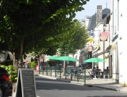 Summer scene in Le Grand-Pressigny