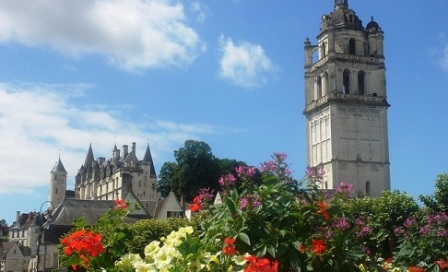 View of the town of Loches