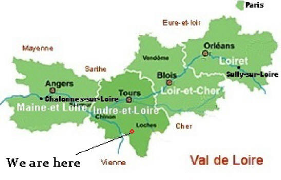 Карта реки луары - 96 фото